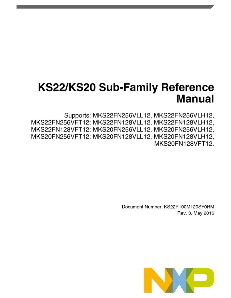 NXP Semiconductors KS22 Series User manual NXP Semiconductors KS22 Series User manual