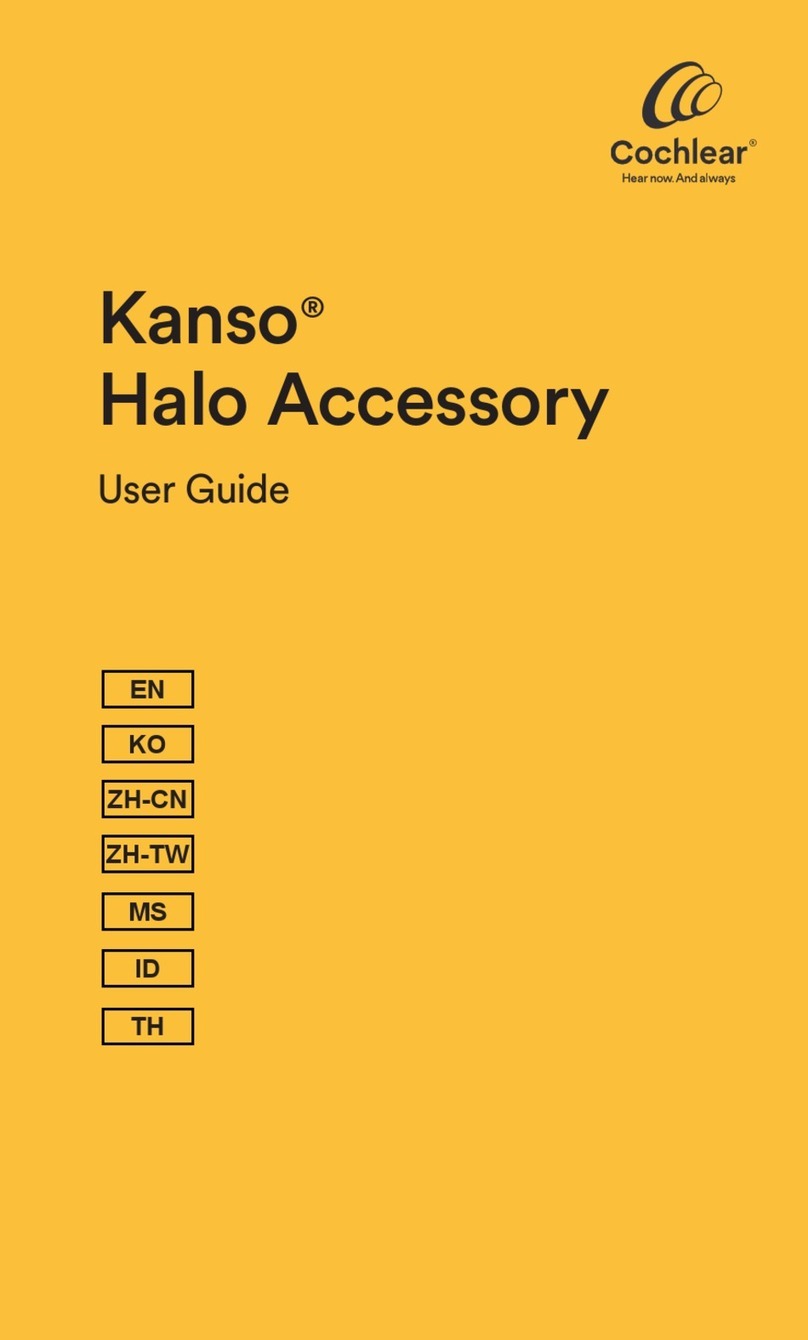 Cochlear Kanso User manual Cochlear Kanso User manual