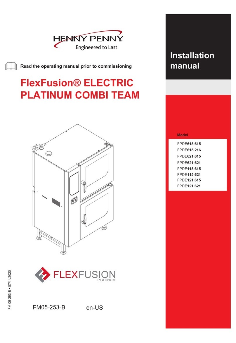 Henny Penny FlexFusion Platinum installation manual