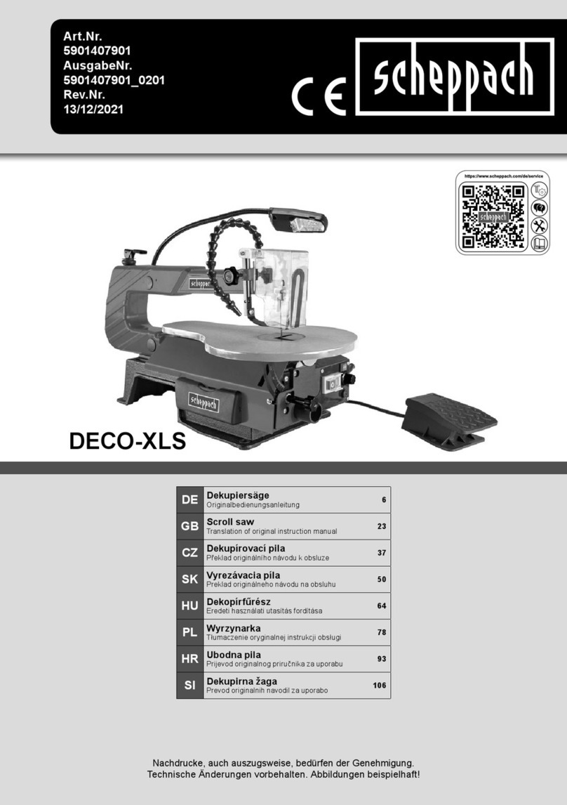 Scheppach DECO-XLS User manual