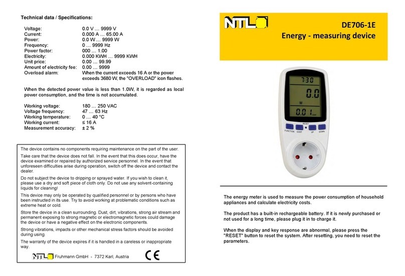 NTL DE706-1E quick start guide