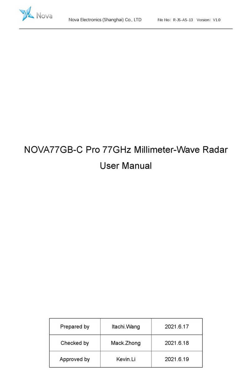 Nova Electronics NOVA77GB-C Pro user manual