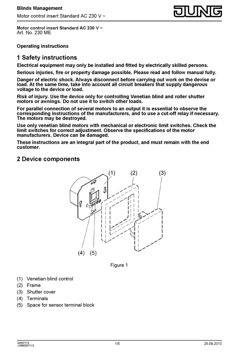 Jung 230 ME User manual