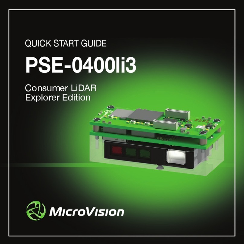 MicroVision PSE-0400li3 quick start guide