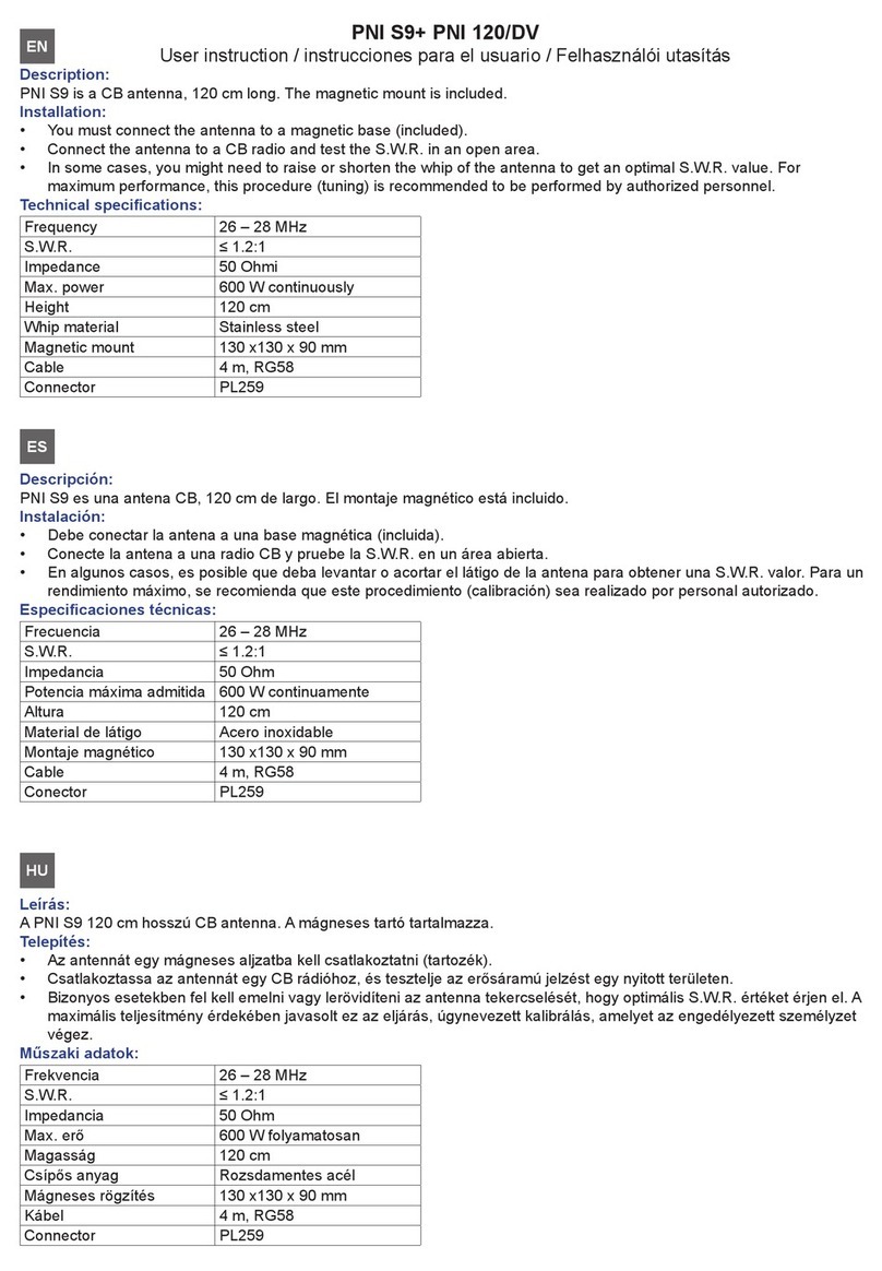 PNI S9+ User instruction