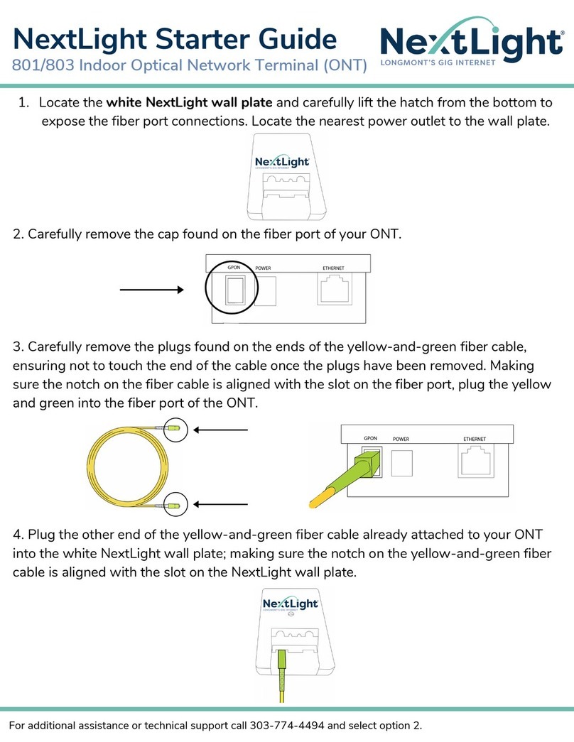 NextLight 801 Starter Guide