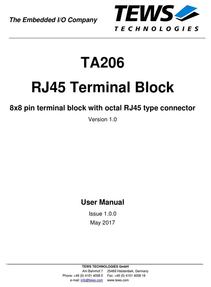Tews Technologies TA206 user manual