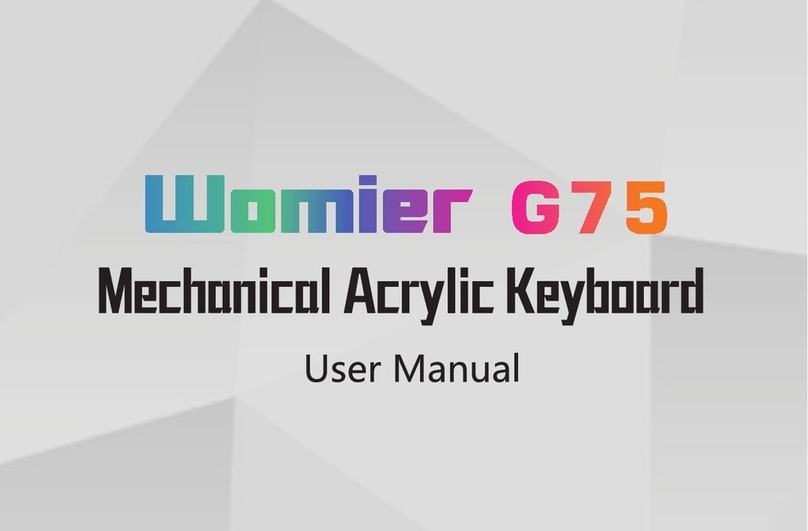 Womier G75 user manual