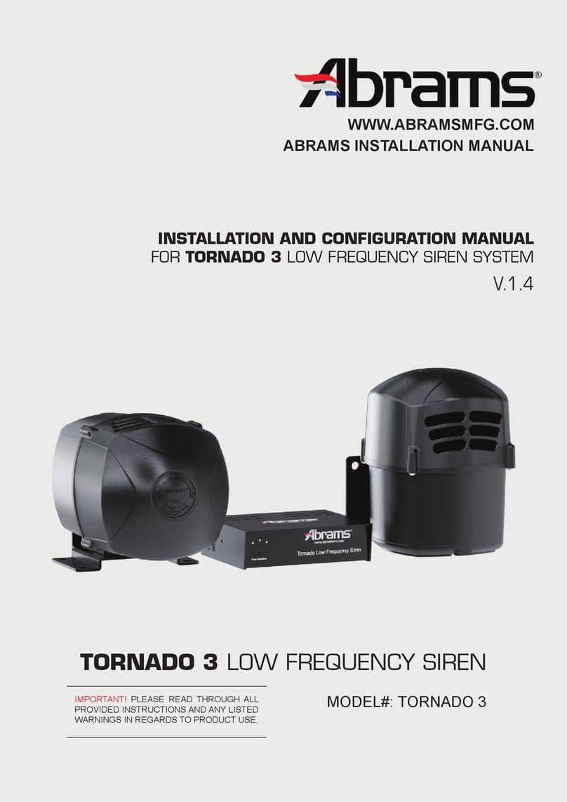 Abrams TORNADO 3 Manual