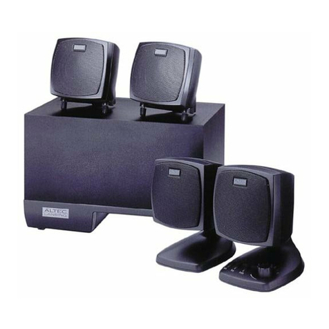 Altec Lansing ACS56 User manual