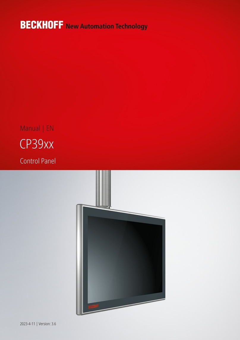 Beckhoff CP39 Series User manual