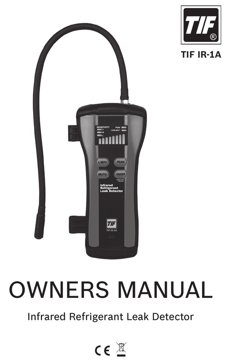 TIF IR-1A owner's manual