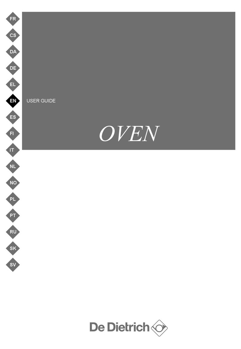 DeDietrich DOP8360 Series User manual