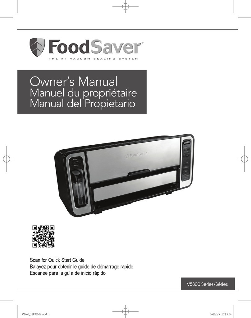 FoodSaver V5800 Series User manual