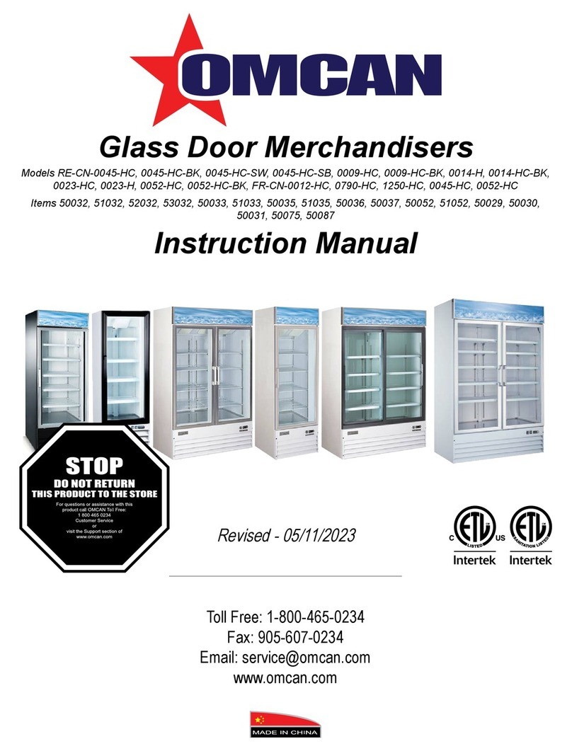 Omcan RE-CN-0045-HC-BK instruction manual
