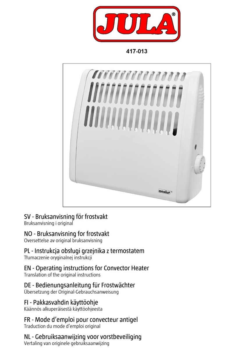 Jula 417-013 operating instructions