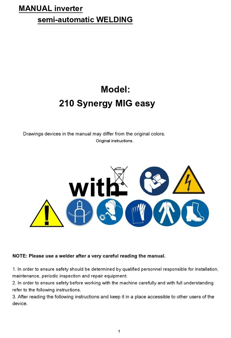 Spaw 210 Synergy MIG easy manual
