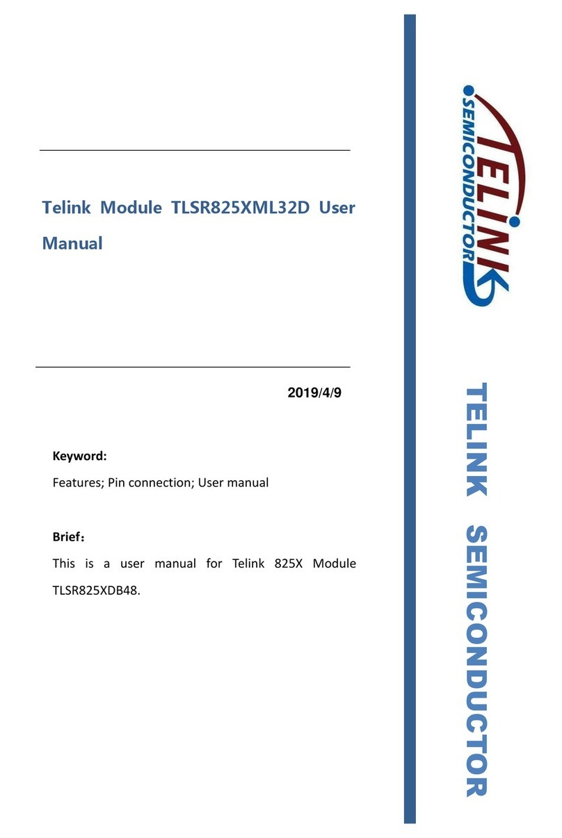 TELink 825X user manual