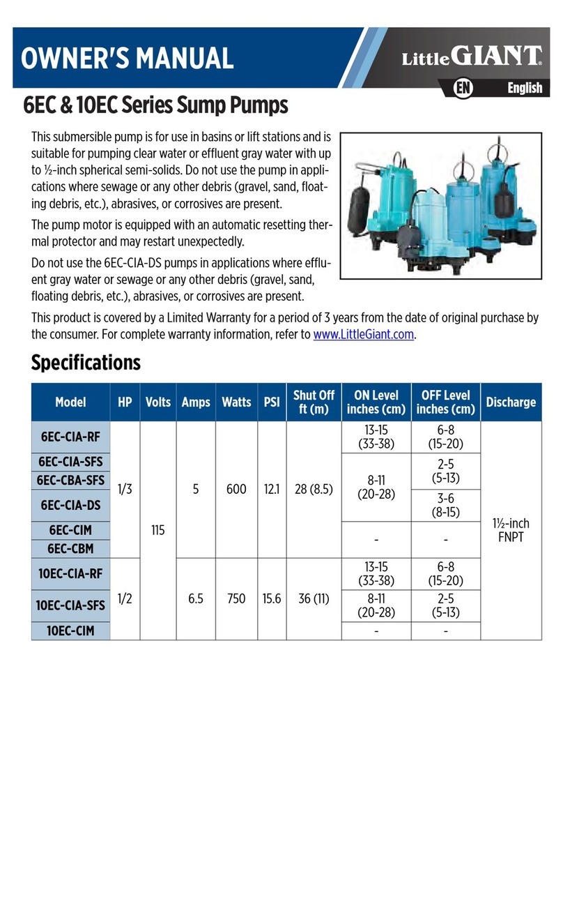 Little Giant 6EC Series owner's manual