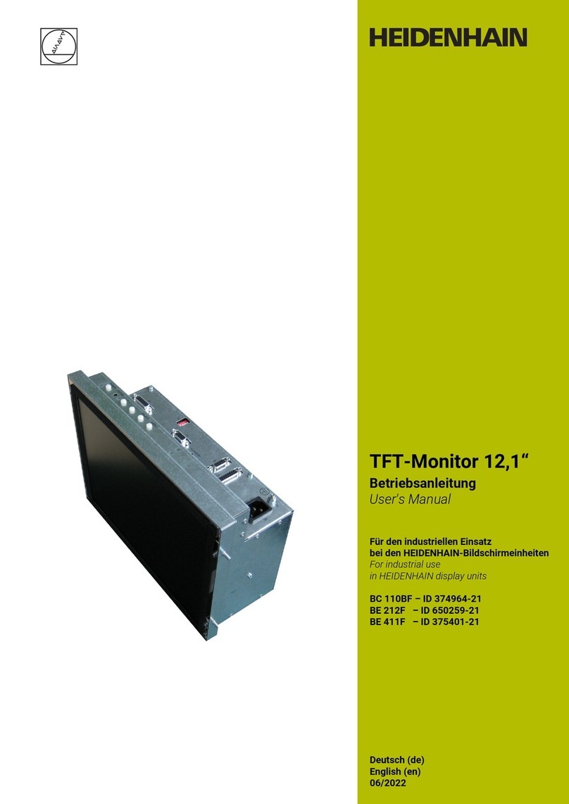 HEIDENHAIN BC 110BF User manual