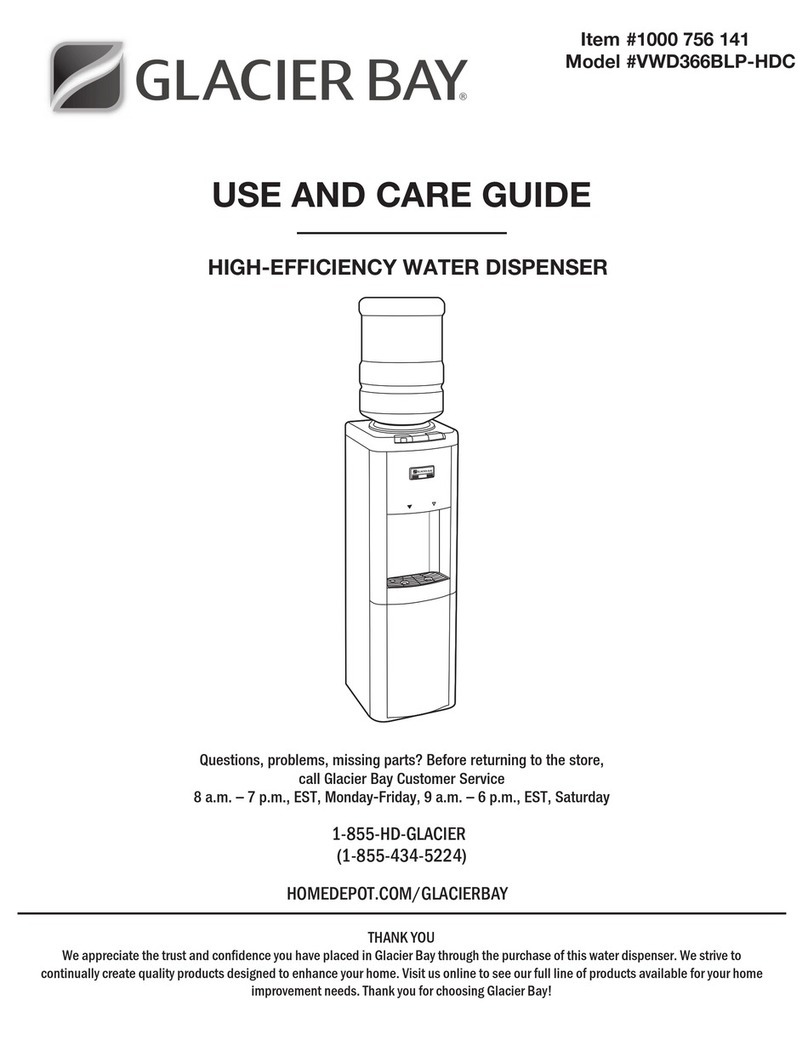 Glacier bay VWD366BLP-HDC Use and care guide