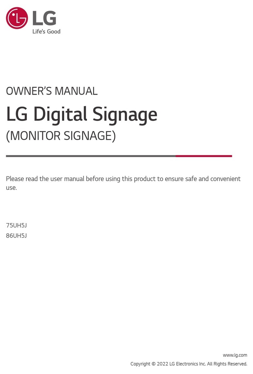 LG UH5 Series User manual