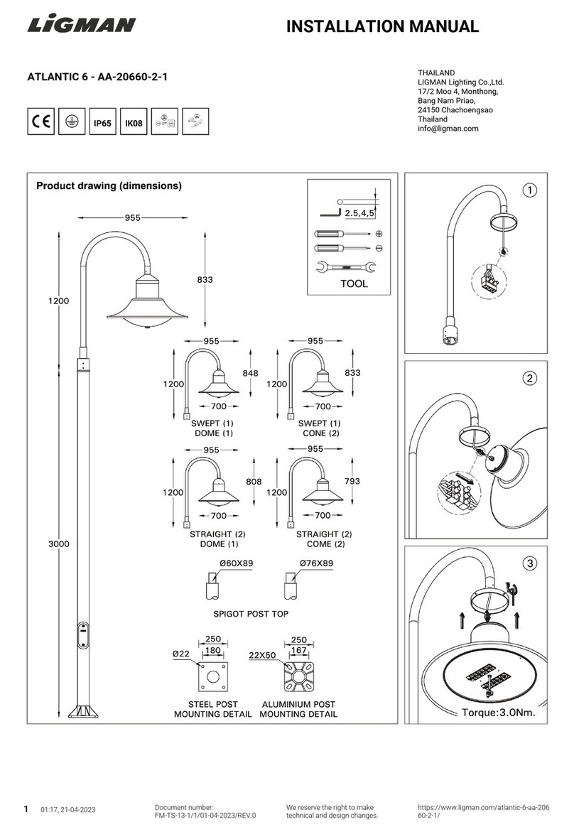 LIGMAN ATLANTIC 6 installation manual