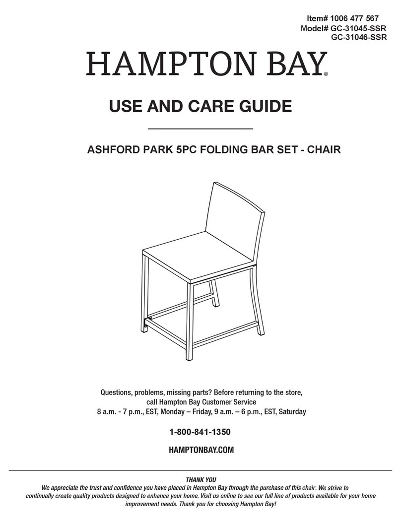 HAMPTON BAY ASHFORD PARK GC-31045-SSR User manual