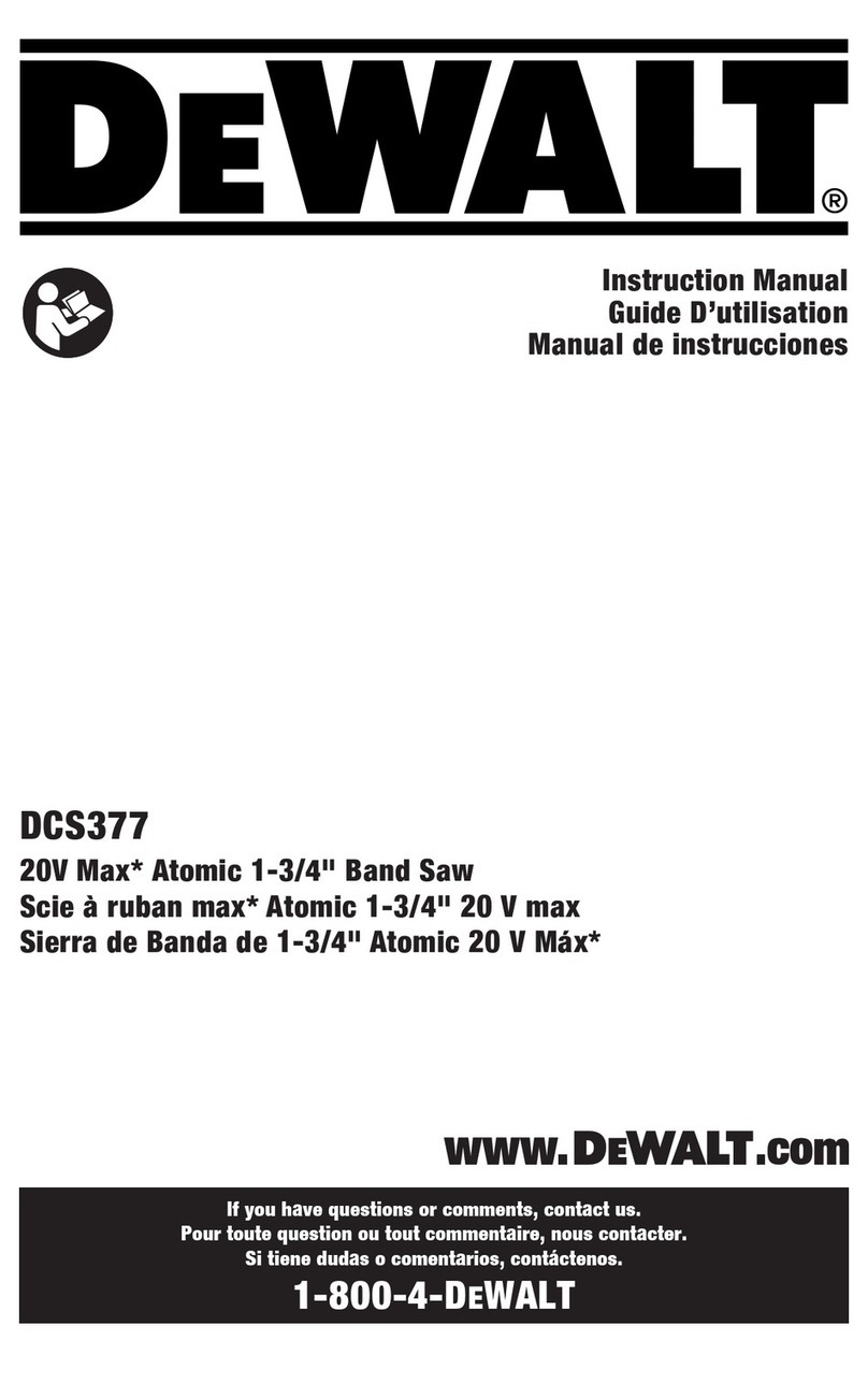 DeWalt DCS377E1 User manual