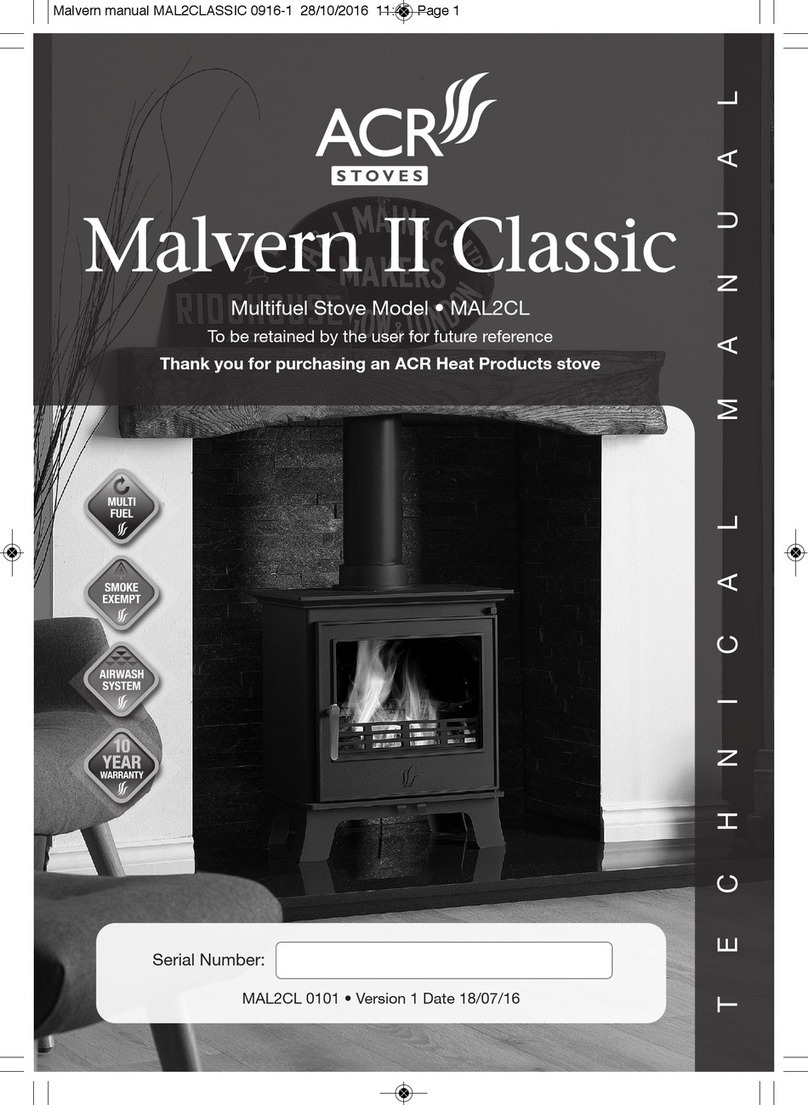 ACR STOVES Malvern II Classic manual