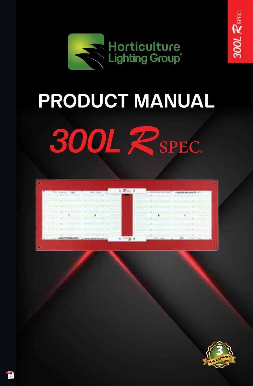 Horticulture Lighting Group 300L R SPEC product manual