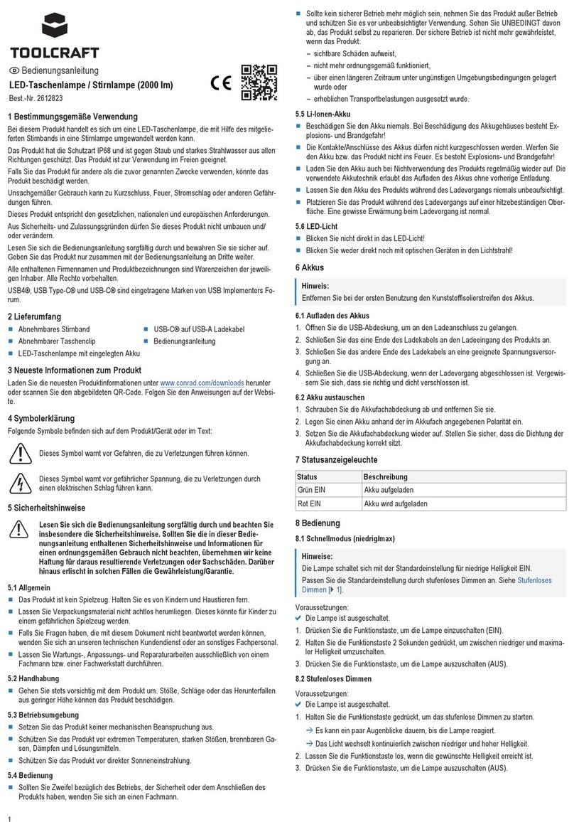 TOOLCRAFT TO-7838469 User manual