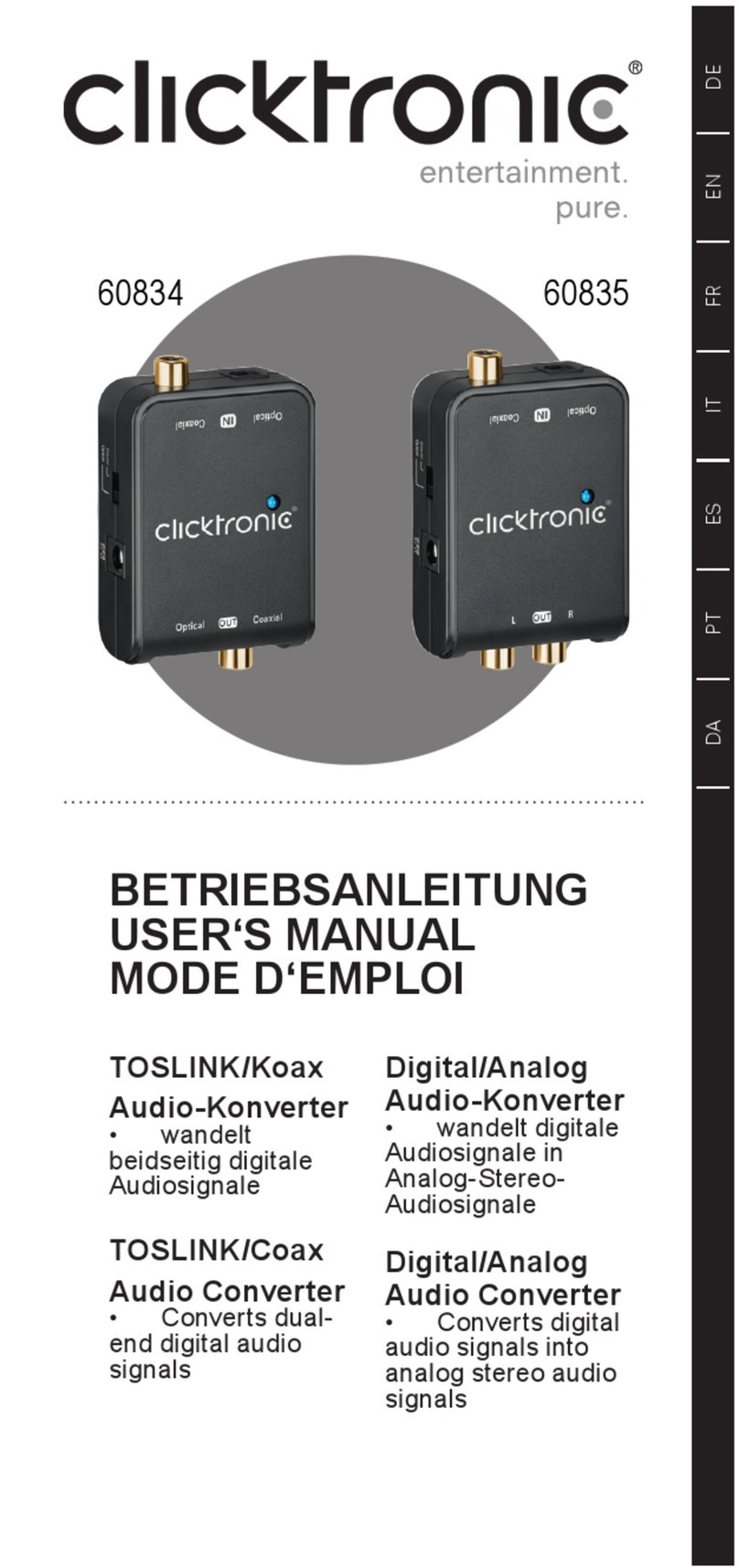 ClickTronic DAC-200 user manual