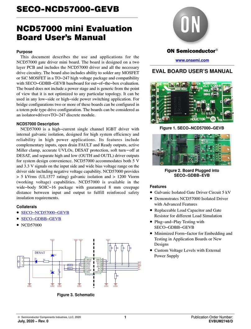 ON Semiconductor SECO-NCD57000-GEVB User manual