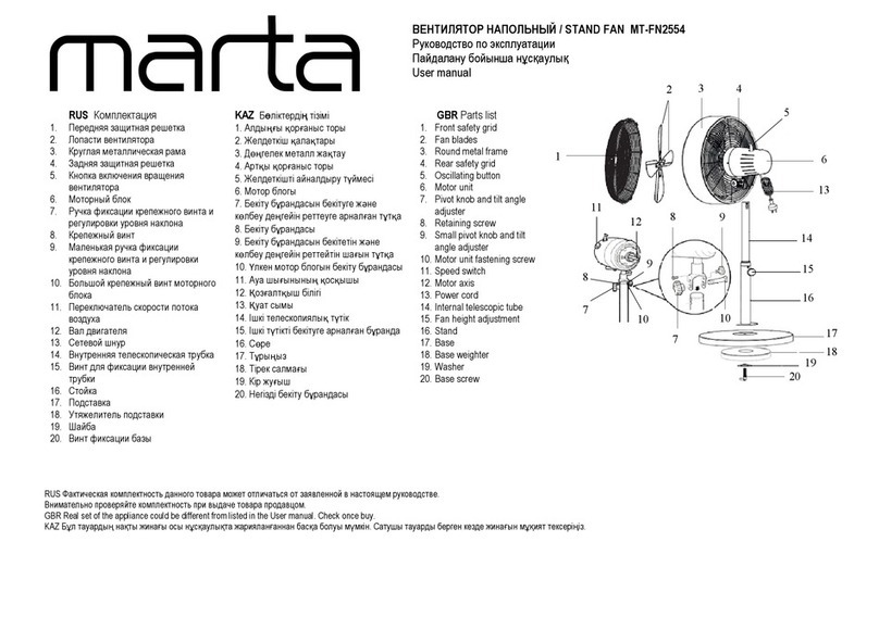 Marta MT-FN2554 user manual