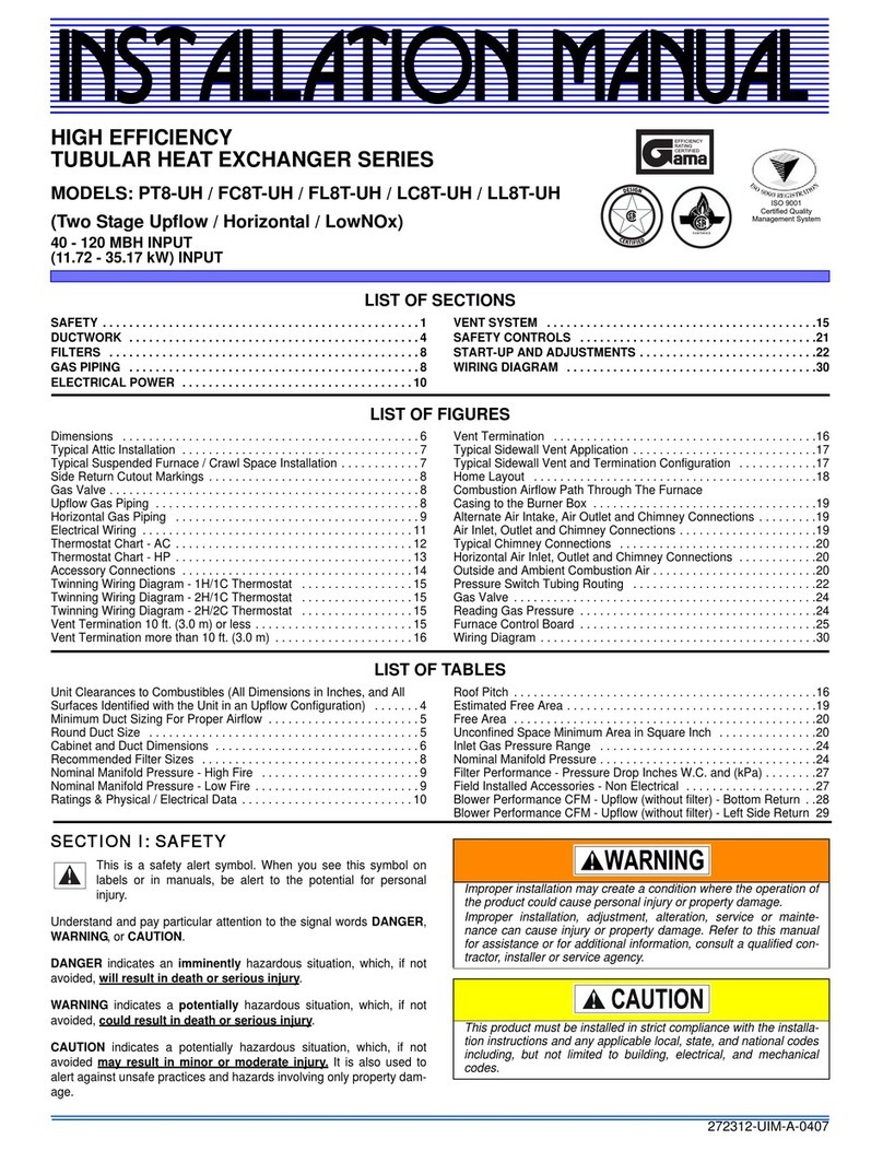 York FC8T-UH manual