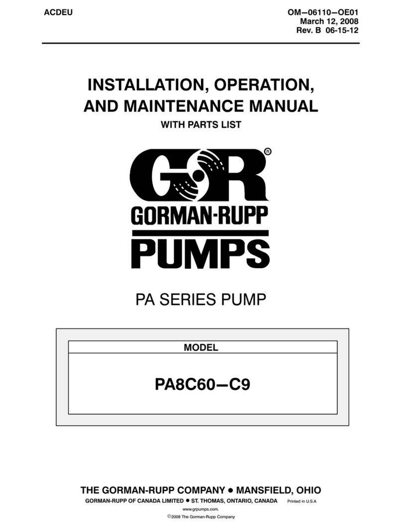 GORMAN-RUPP PUMPS PA8C60-C9 Application guide GORMAN-RUPP PUMPS PA8C60-C9 Application guide