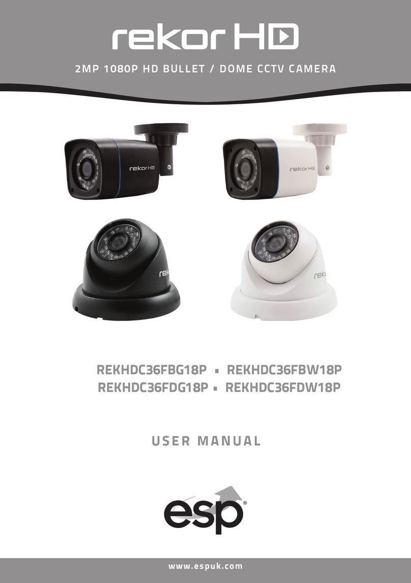 ESP Recor HD REKHDC36FBG18P User manual