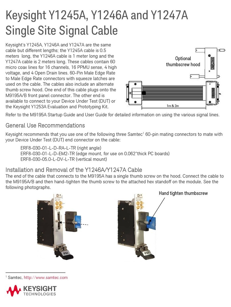 Keysight Technologies Y1245A installation guide