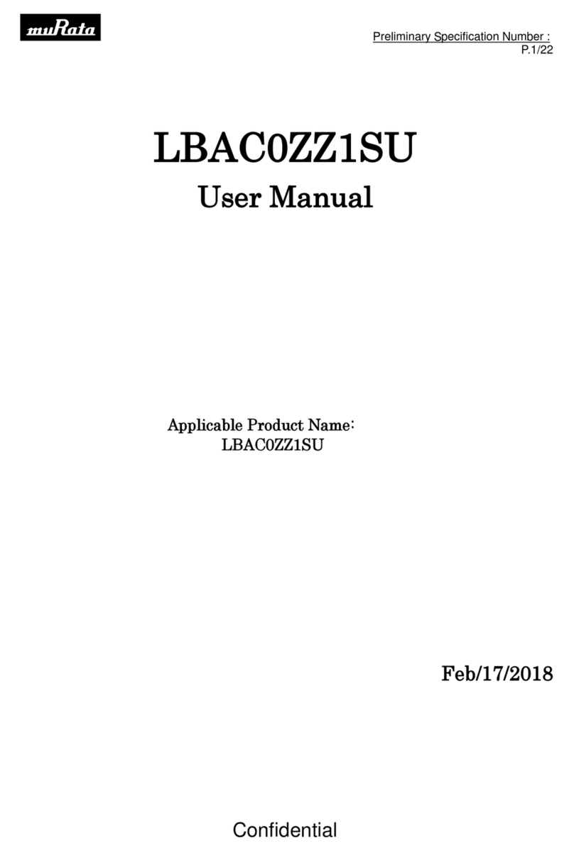 Murata LBAC0ZZ1SU user manual