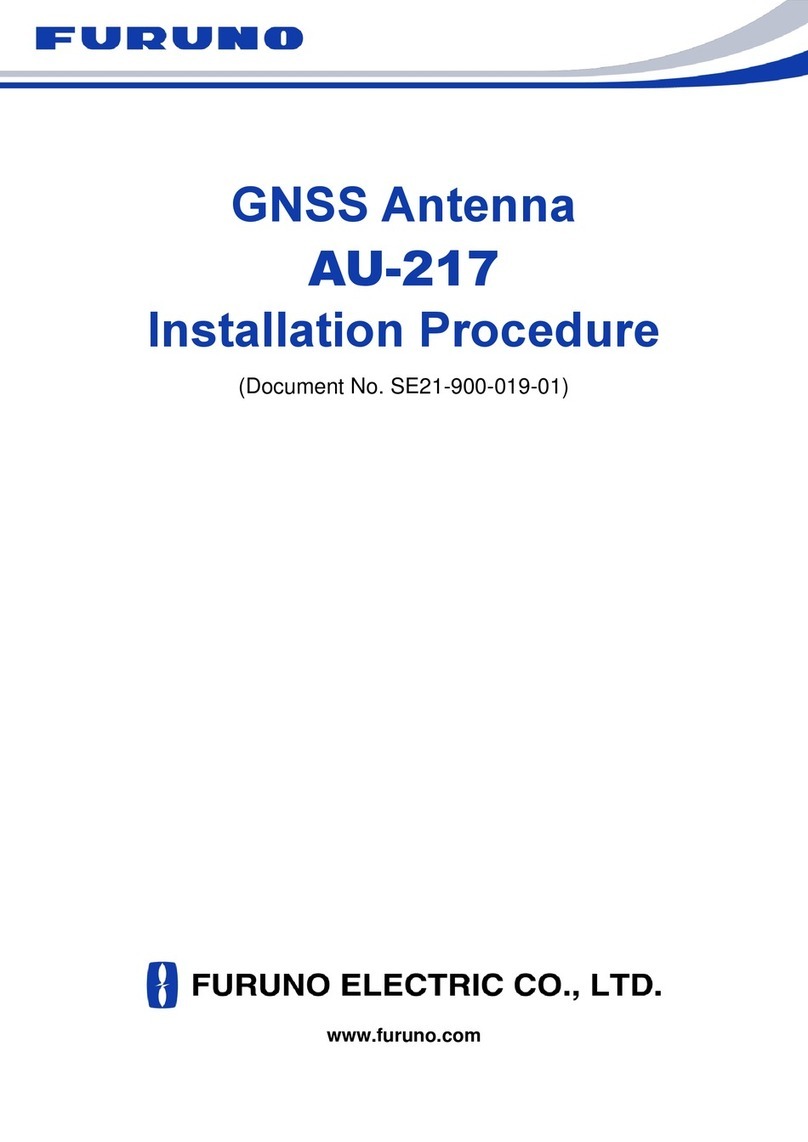 Furuno AU-217 INSTALLATION PROCEDURE
