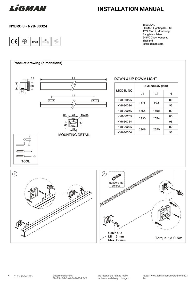 LIGMAN NYBRO 8 installation manual