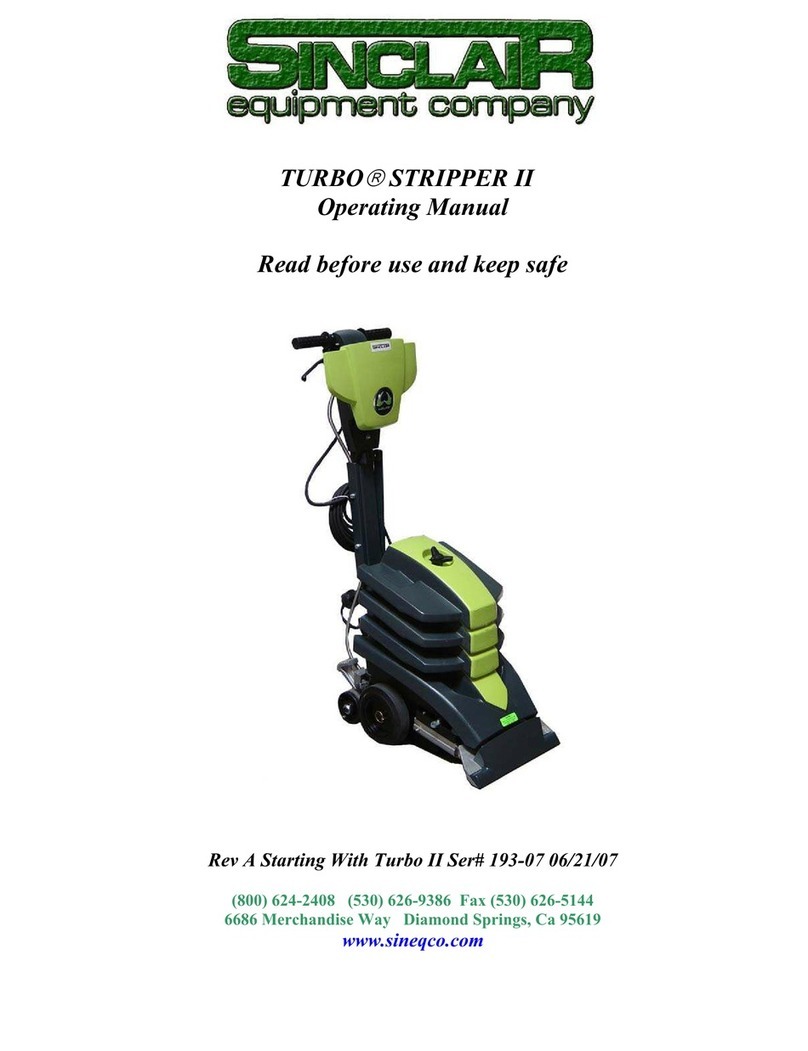 Sinclair TURBO STRIPPER II operating manual Sinclair TURBO STRIPPER II operating manual