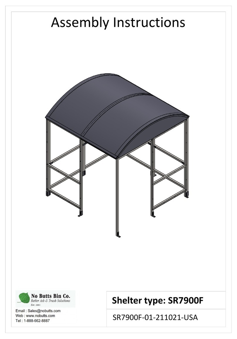 No Butts Bin SR7900F User manual