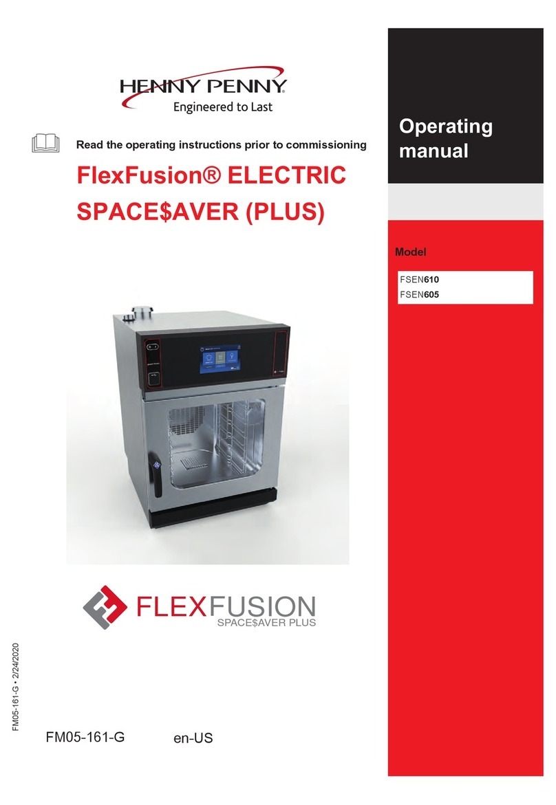 Henny Penny FlexFusion FSEN610 User manual Henny Penny FlexFusion FSEN610 User manual