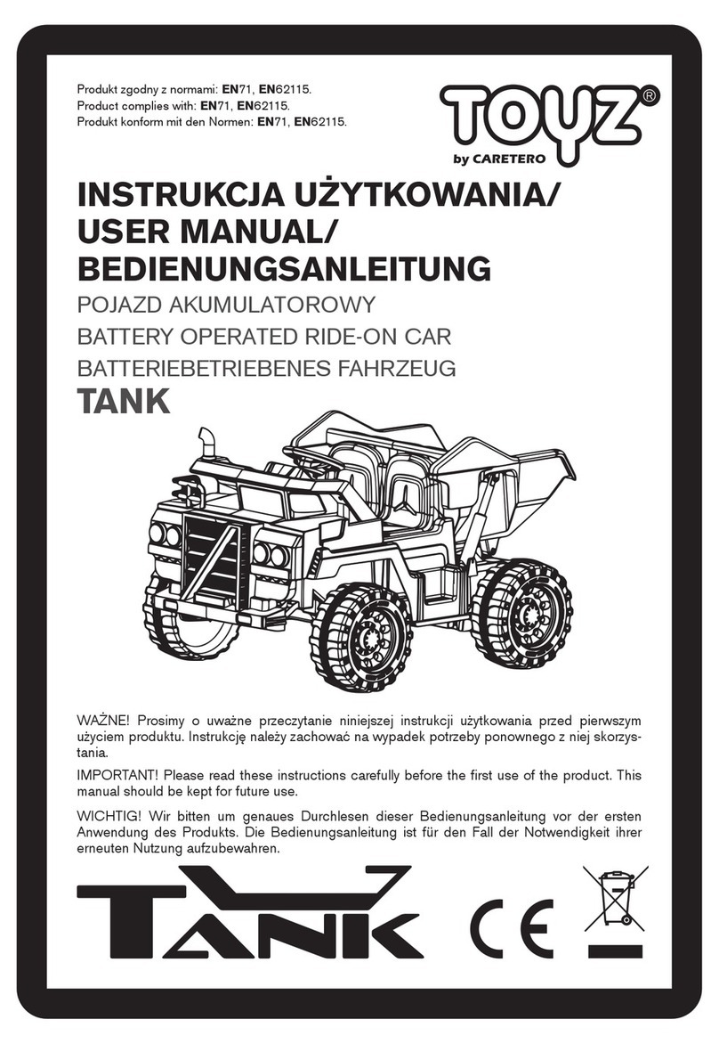 Caretero TOYZ TANK user manual