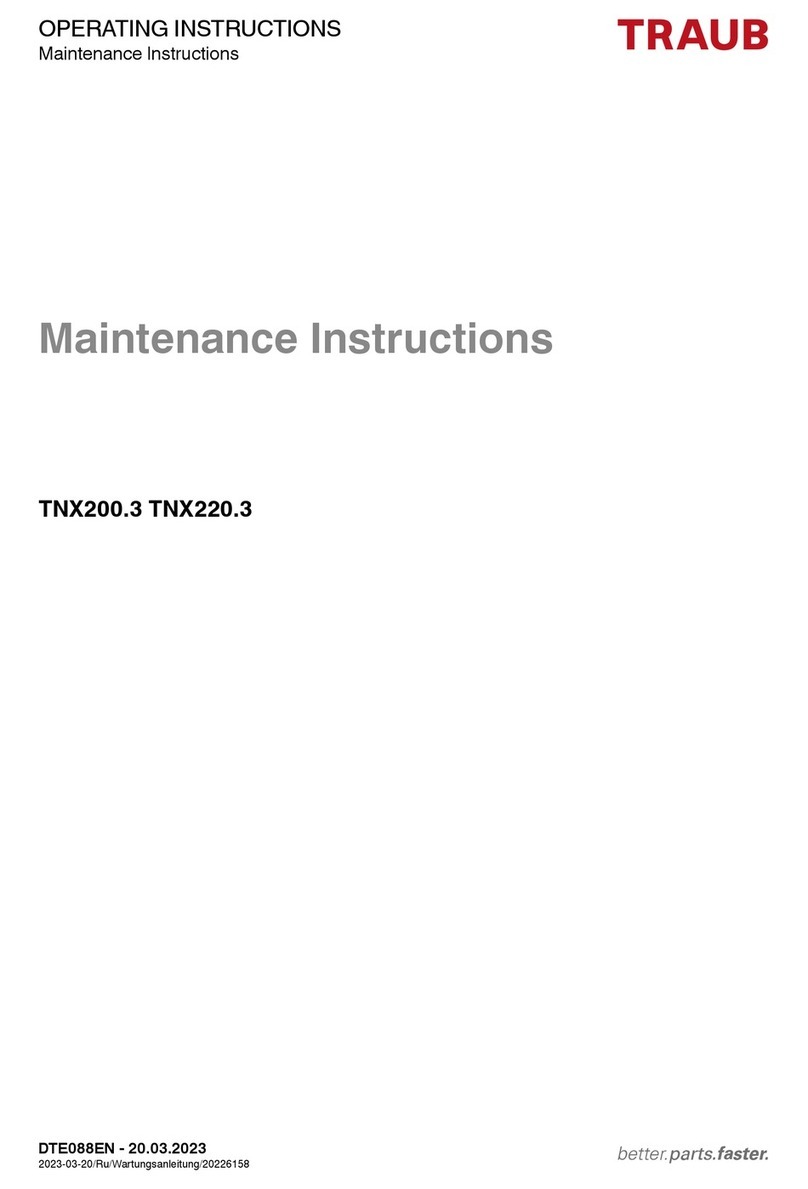 Traub TNX200.3 User manual