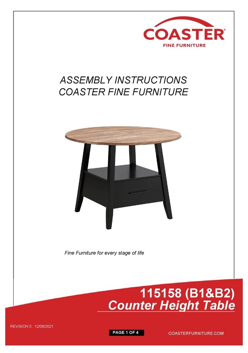Coaster 115158 User manual