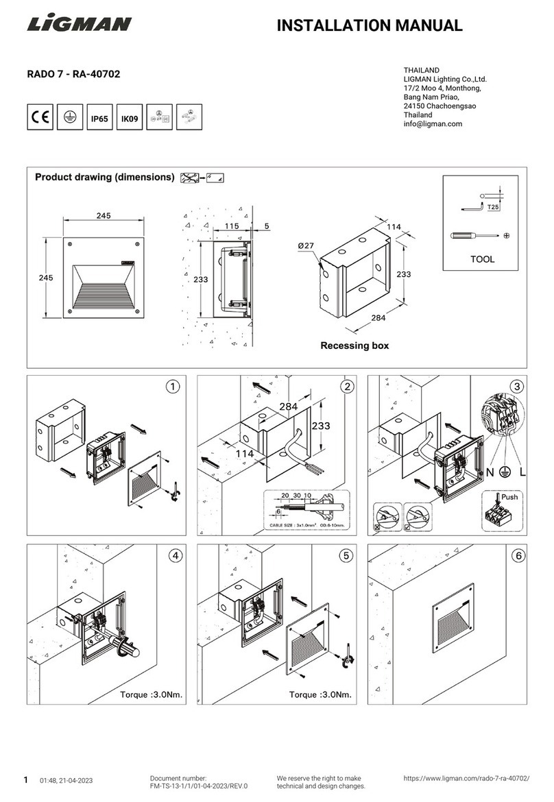 LIGMAN RA-40702 User manual