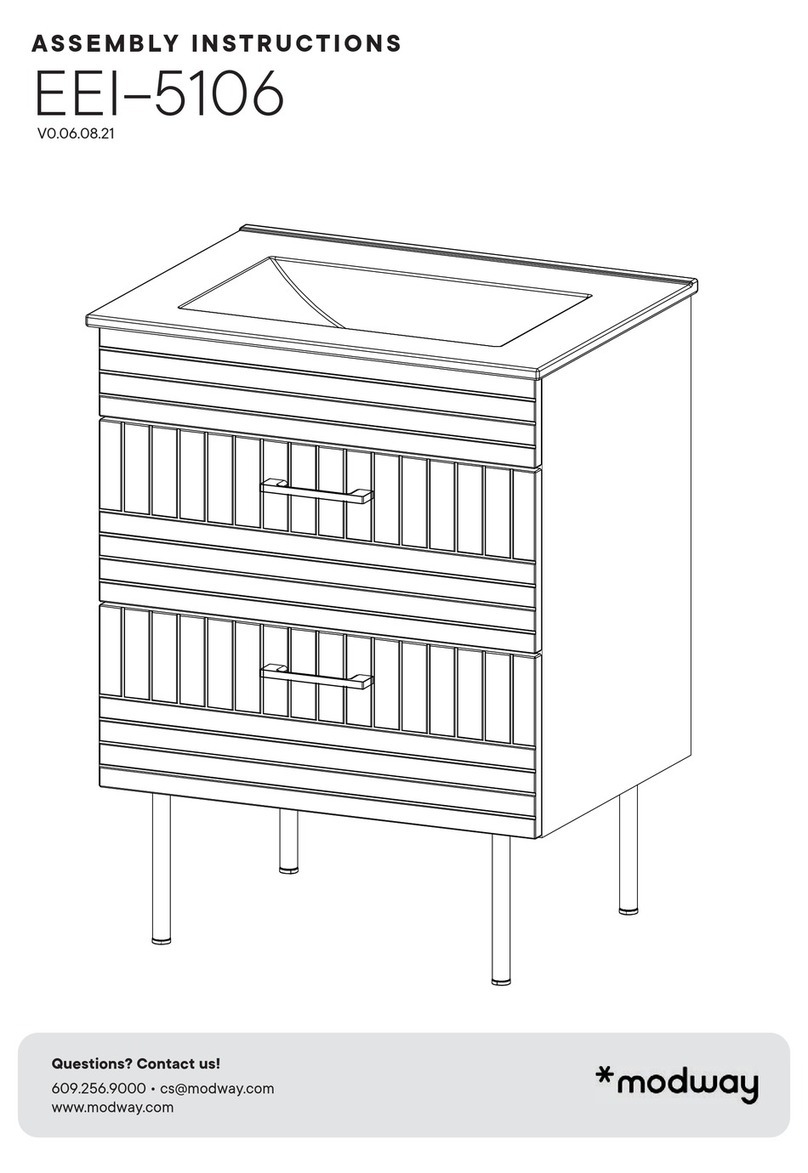 modway EEI-5106 Assembly instructions